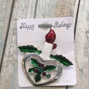 Holiday Christmas  Brooch